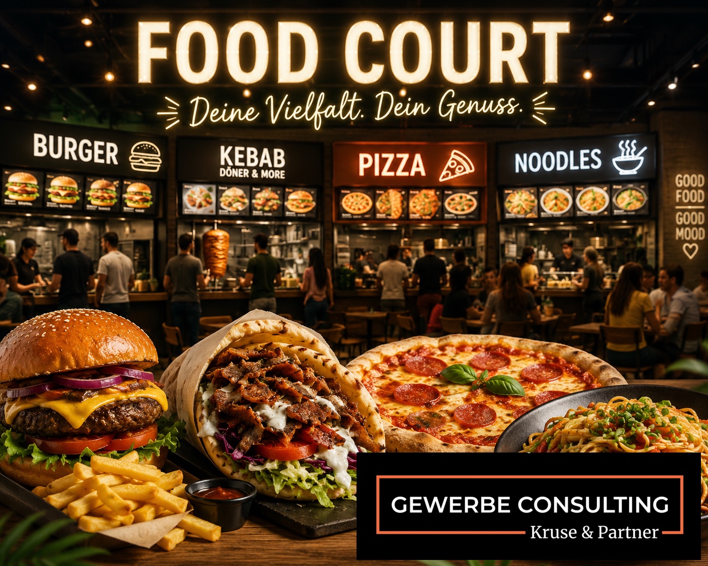 Firmenverkauf: Etablierter Food Court an Frequenzlage zu verkaufen